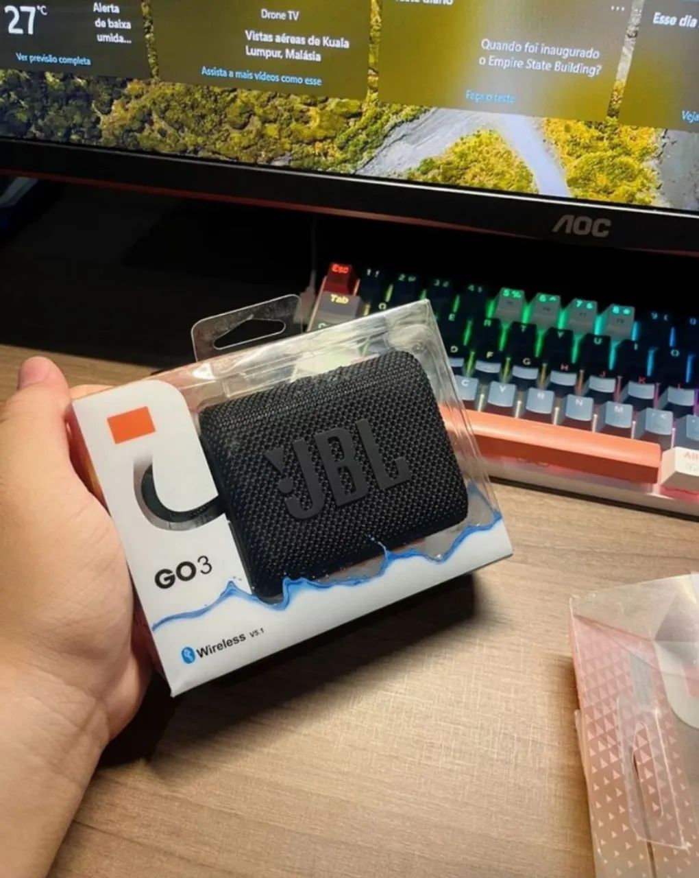 Caixa de som JBL GO3 -NOVA E LACRADA