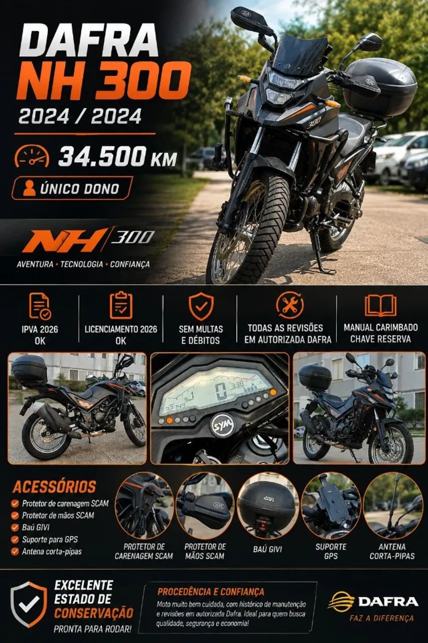 Dafra NH300 2024