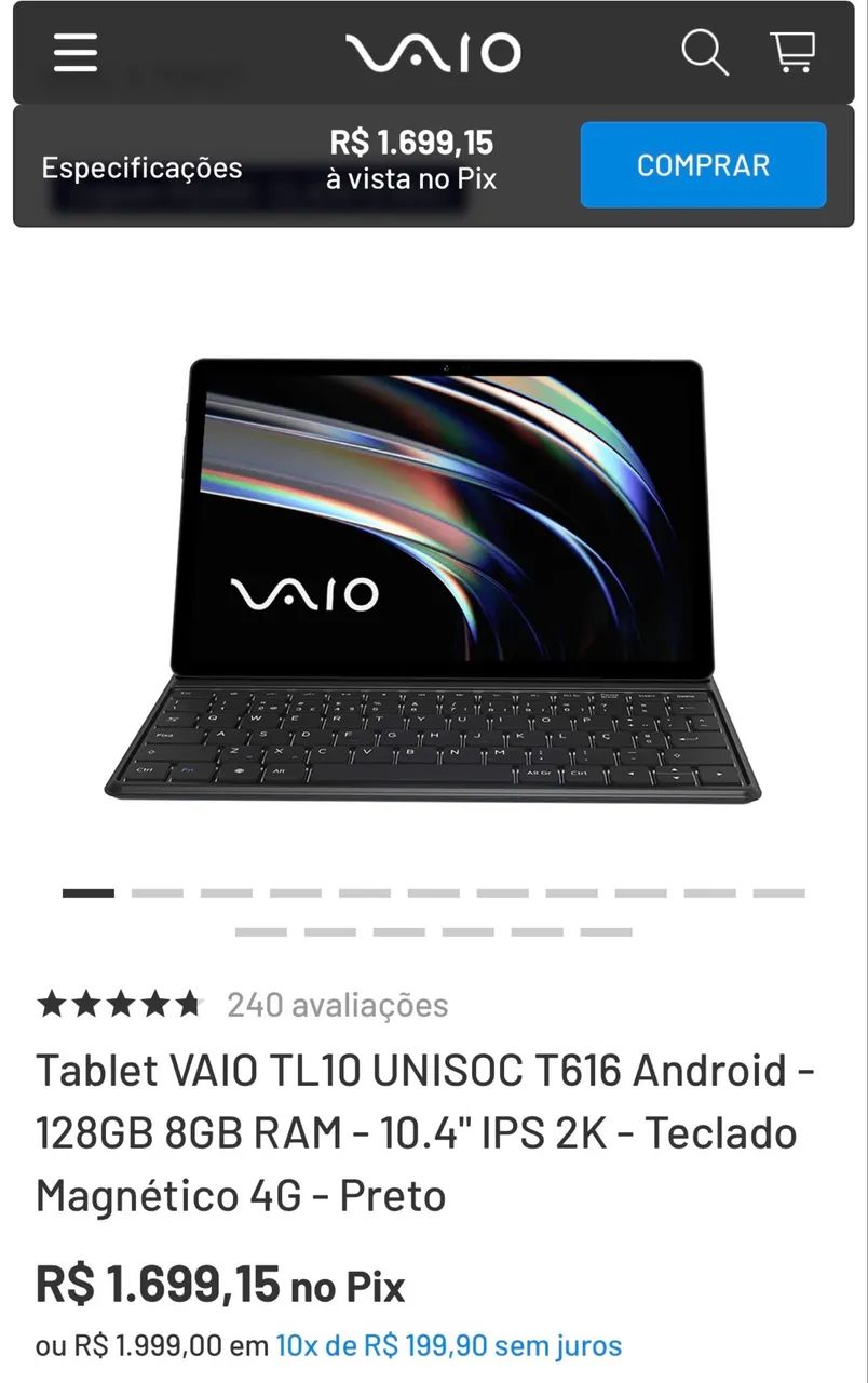 TABLET VAIO TL10  - Foto 5
