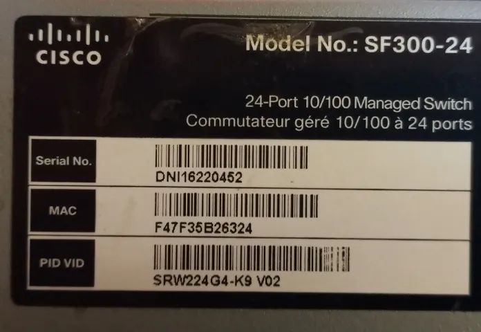 Switch Cisco SF300-24 Small Business - Foto 4