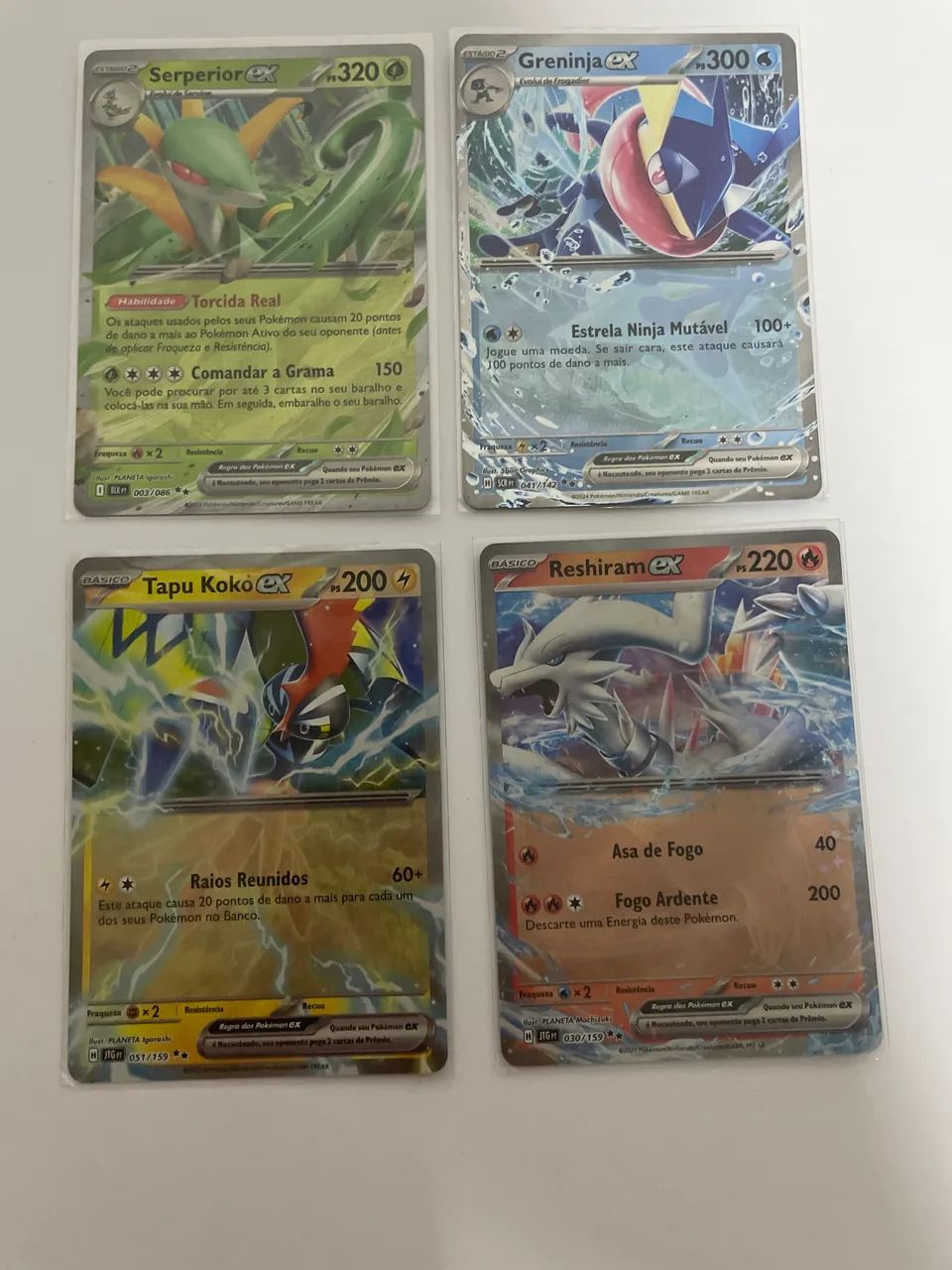 Lote 11 cartas Pokémon ex originais copag - Foto 2
