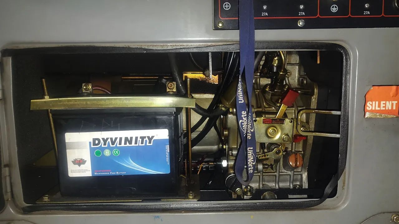 Gerador Toyama TDG EXP 7000 A DISEL 6 KVA FUNCIONANDO    4850 Reais , MEU ZAP * - Foto 6