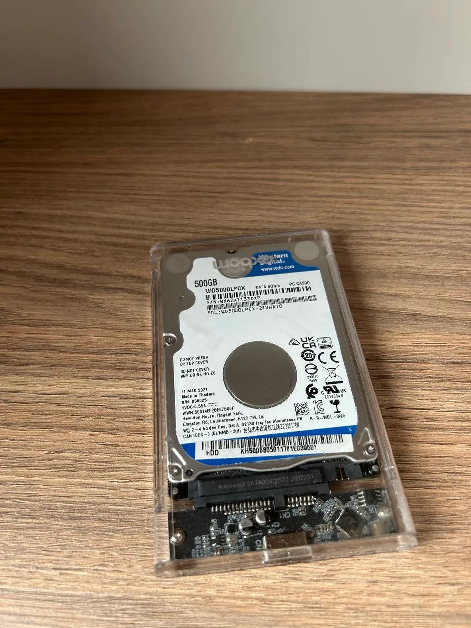 Hd 500gb sata notebook western digital blue - Foto 3