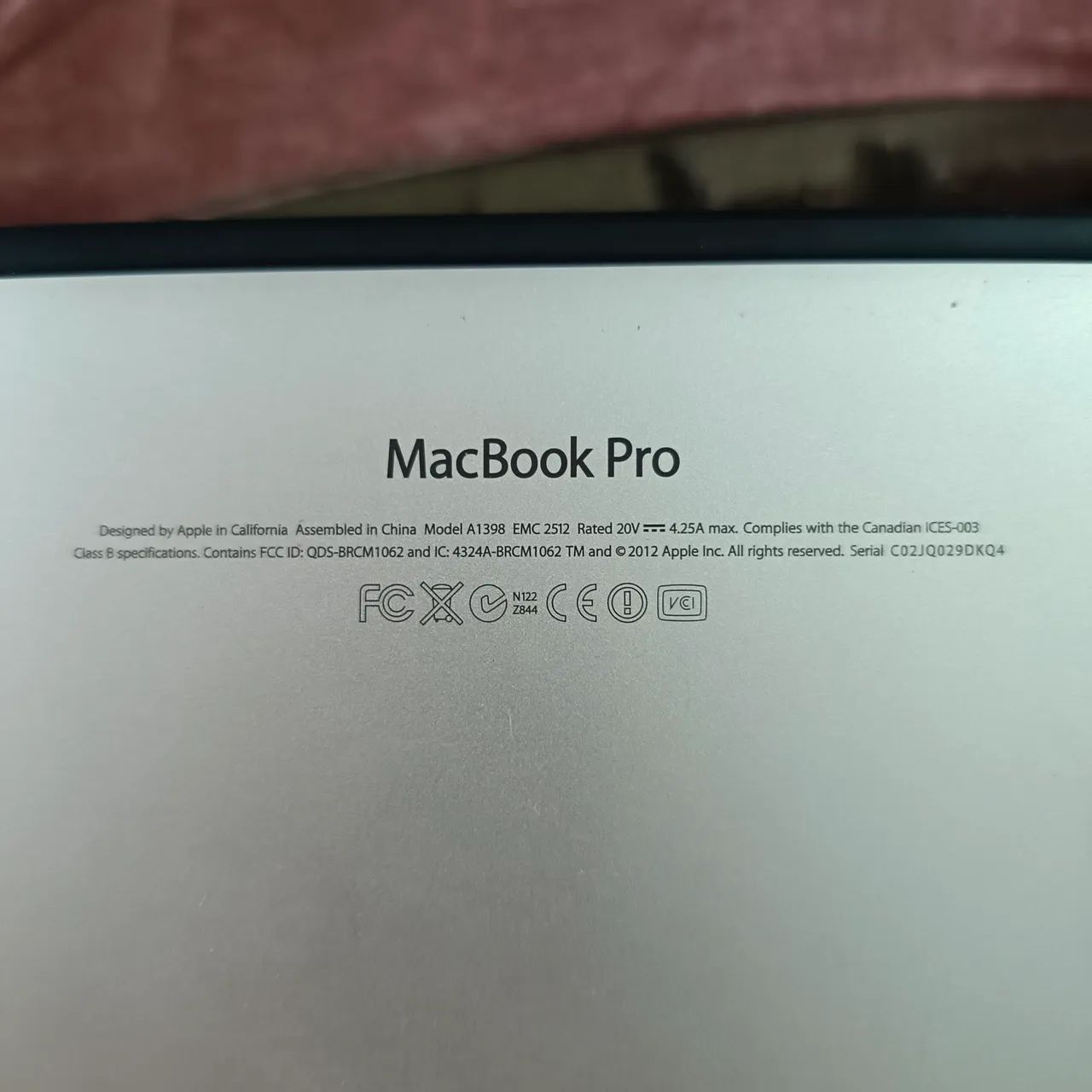 MacBook Pro Retina 15 A1398 - Foto 3