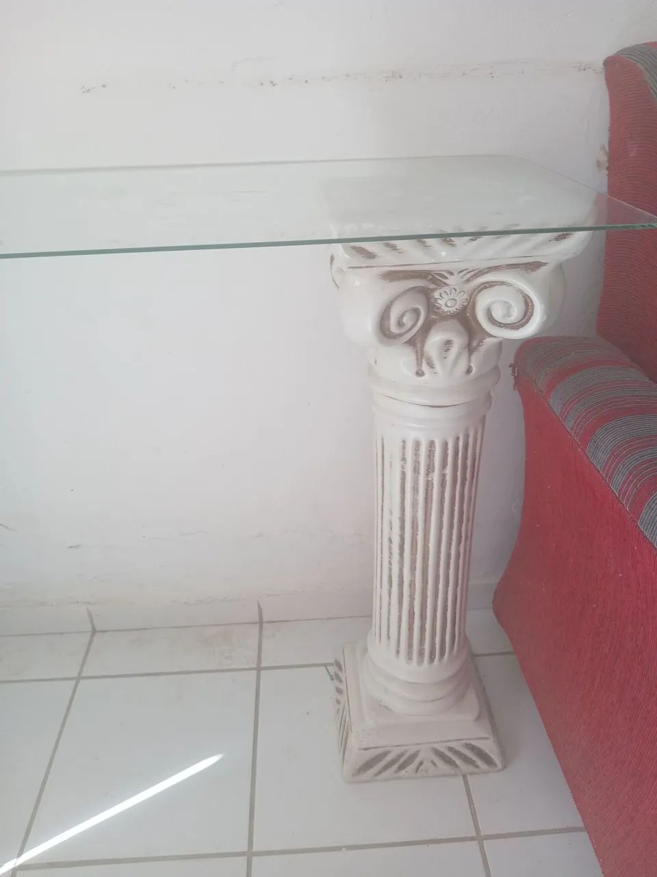 Mesa console com Pilares de gesso  - Foto 2