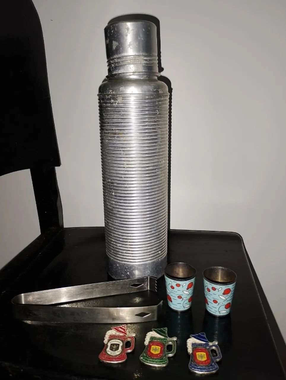 garrafa térmica antiga marca líder - ANTIGUIDADE