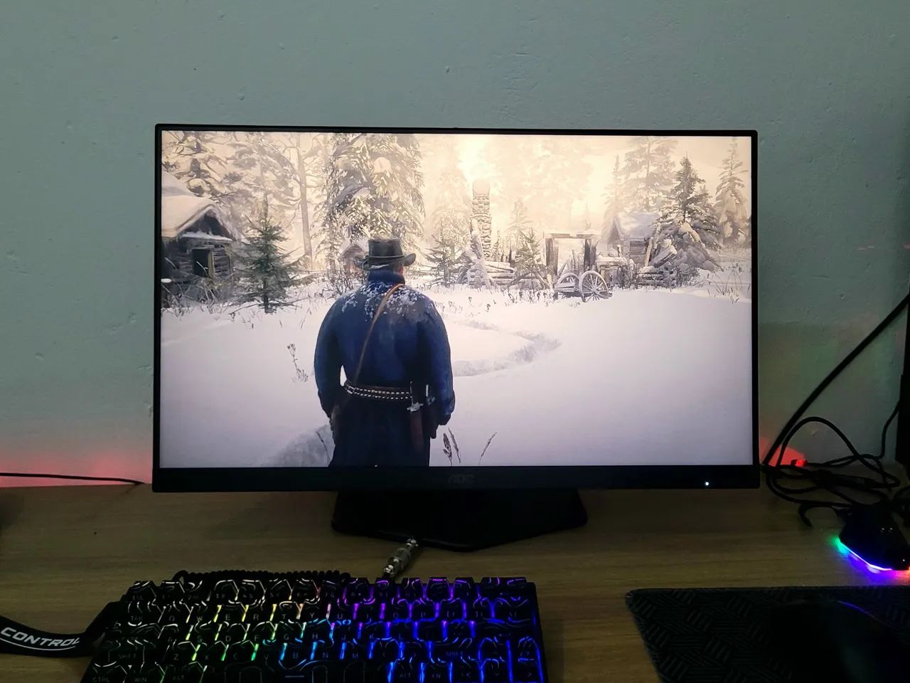 Monitor gamer AOC 25 polegadas LCD 180hz NOVO!
