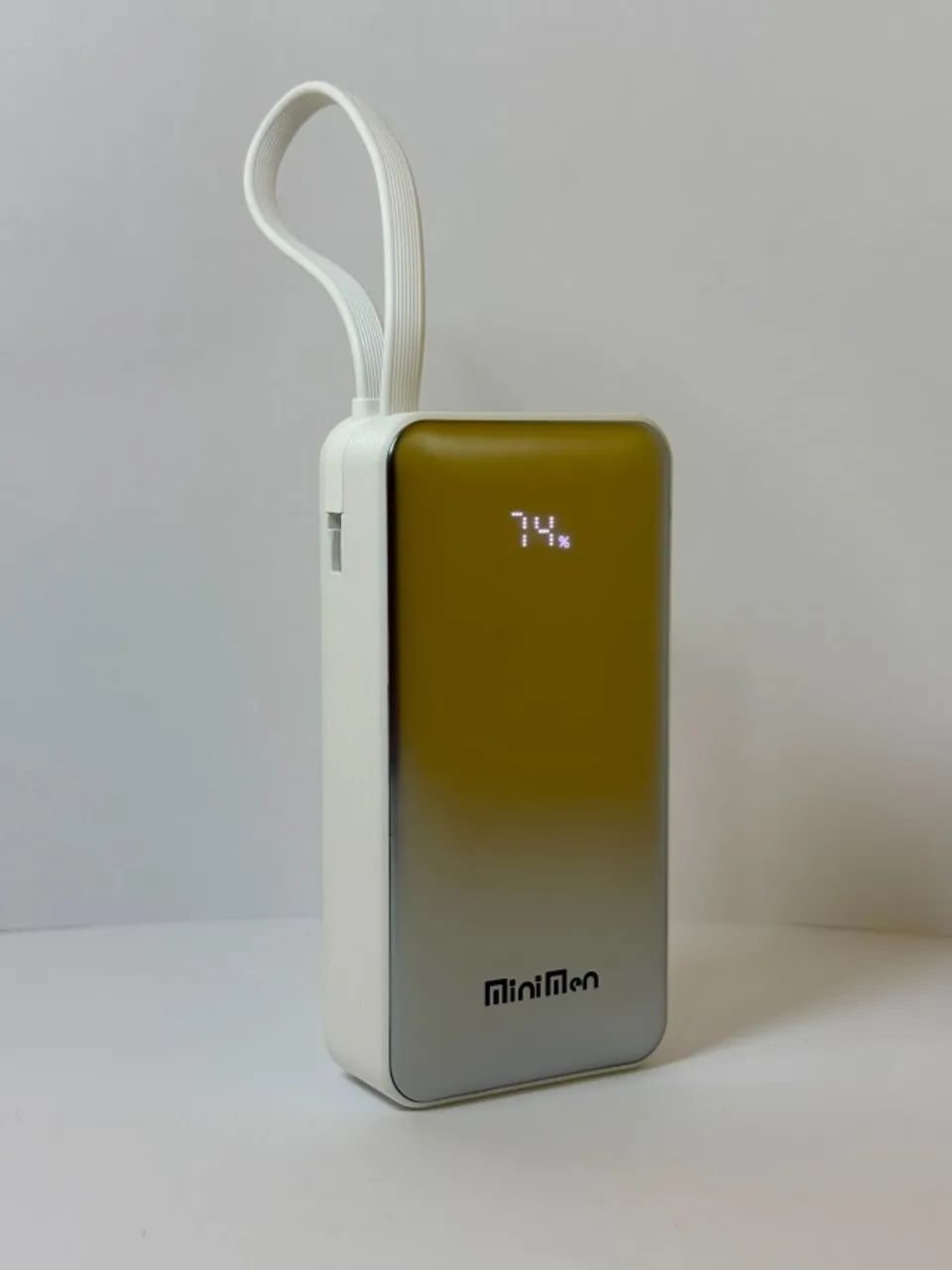 Power Bank Branco 10000mAh PD 22.5W | Carregamento Rápido para iPhone e Android - Foto 3
