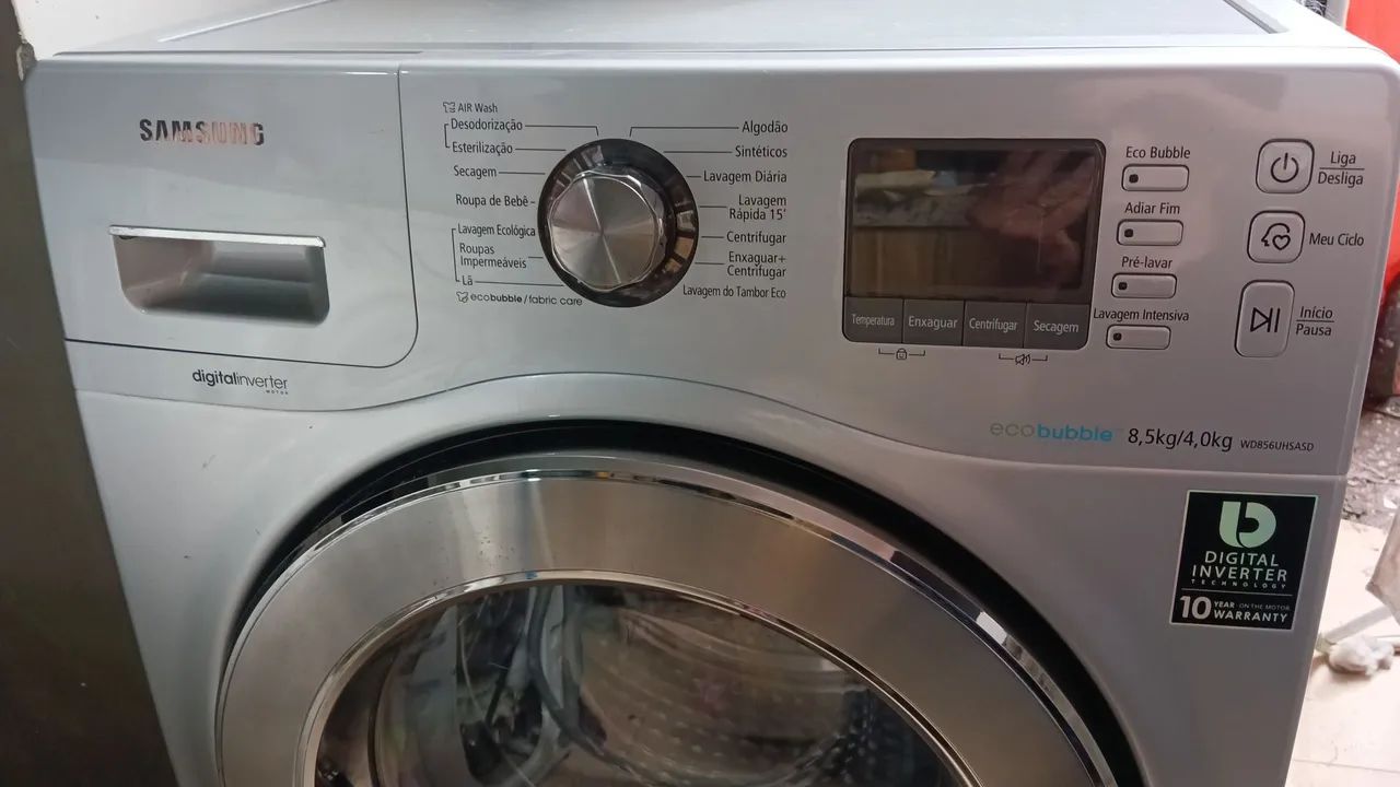 Lava e seca Samsung cinza  - Foto 2