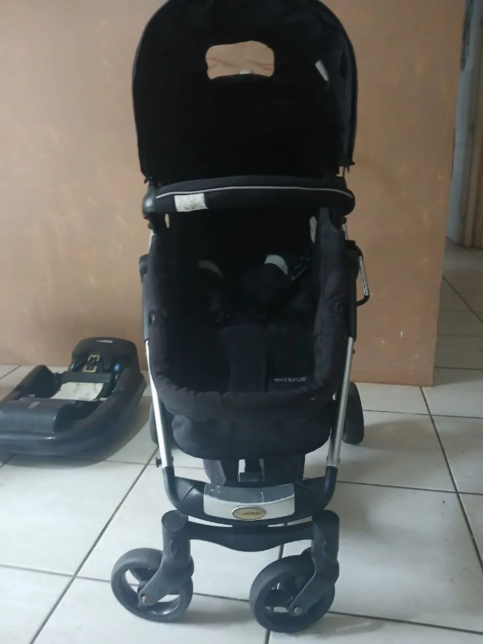 carrinho de bebê kiddo 3 em 1 - Foto 4