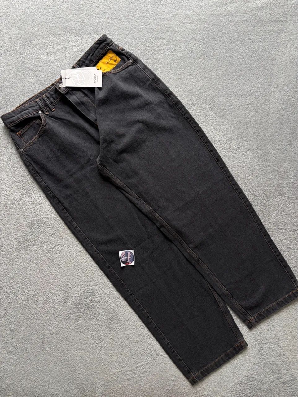 Calça Jeans Barra Crew Clássica Preta 