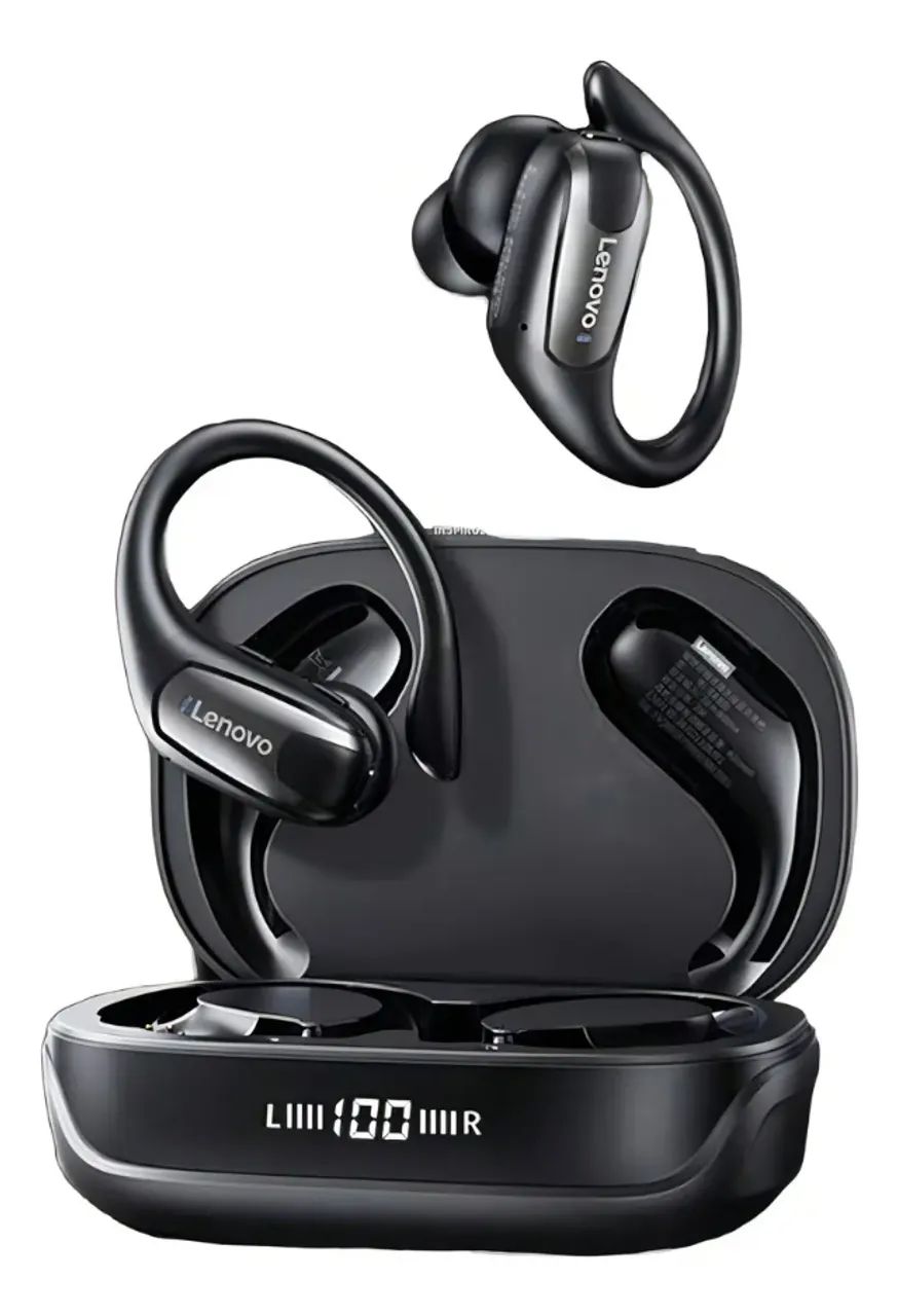 Fone De Ouvido Sem Fio Lenovo EA305 Bluetooth 5.4 Modo Duplo IPX5 Touch Microfone Esportes - Foto 6