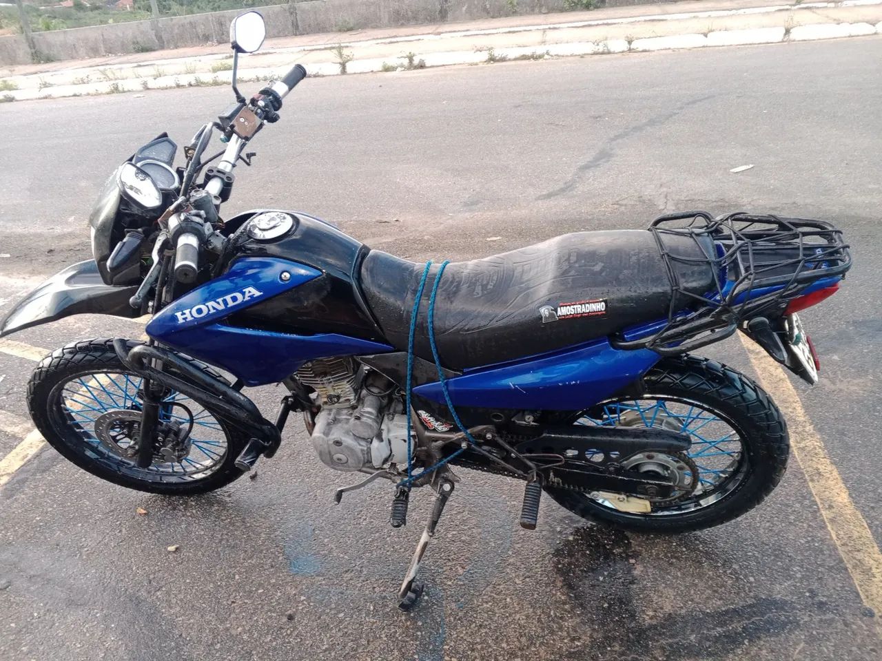 Bros 125 azul ano 2004 varetada  - Foto 5