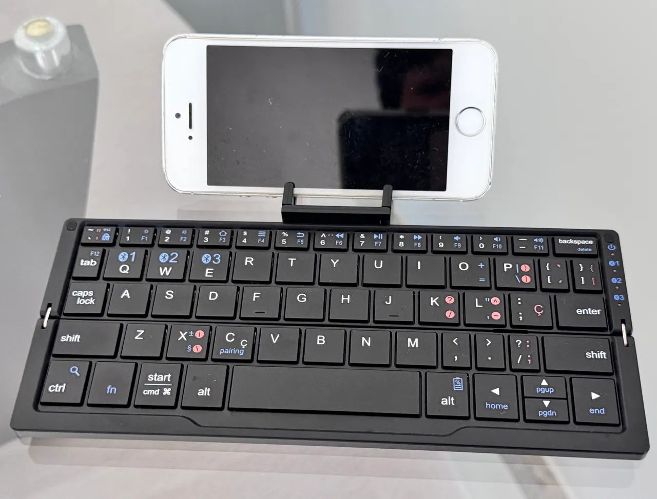 Teclado dobrável Bluetooth VX Case, ideal para celular e tablet. - Foto 5