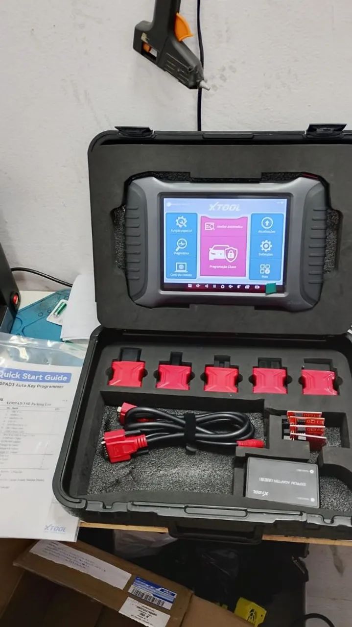 X100 pad 3 com carga brasil programadora de chaves.
