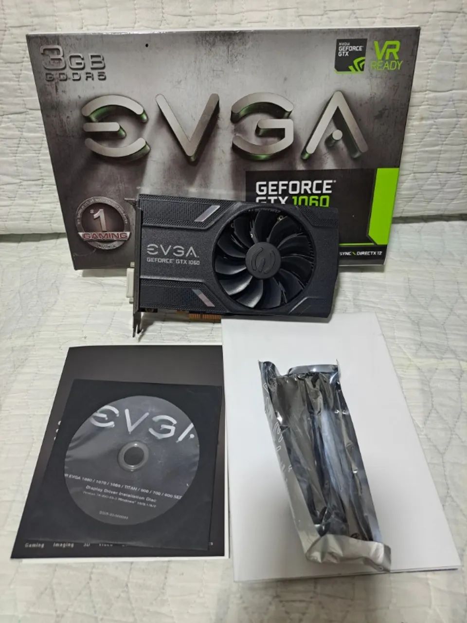 Placa GeForce GTX 1060 3gb EVGA (COMPLETA NA CAIXA) - Foto 4