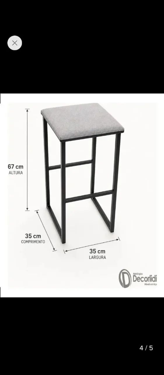 Bancada com duas banquetas - Foto 2