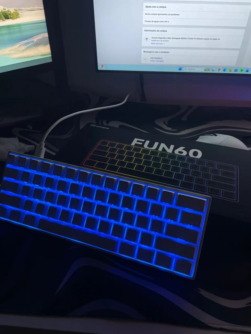 teclado magnético akko monsgeek fun60 - Foto 4