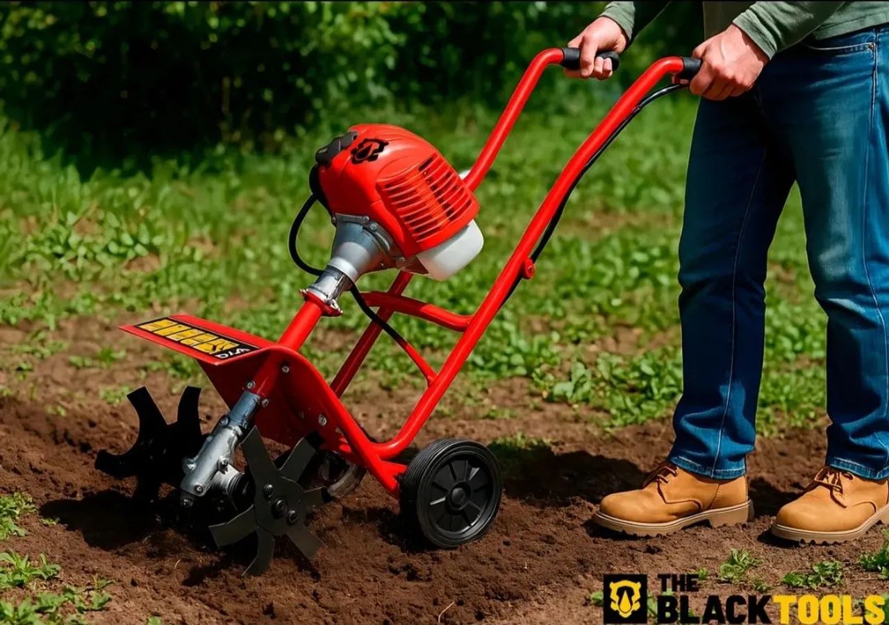 MOTOCULTIVADOR A GASOLINA 400MM TPF1000 3,8HP 2 TEMPOS - THE BLACK TOOLS - Foto 3