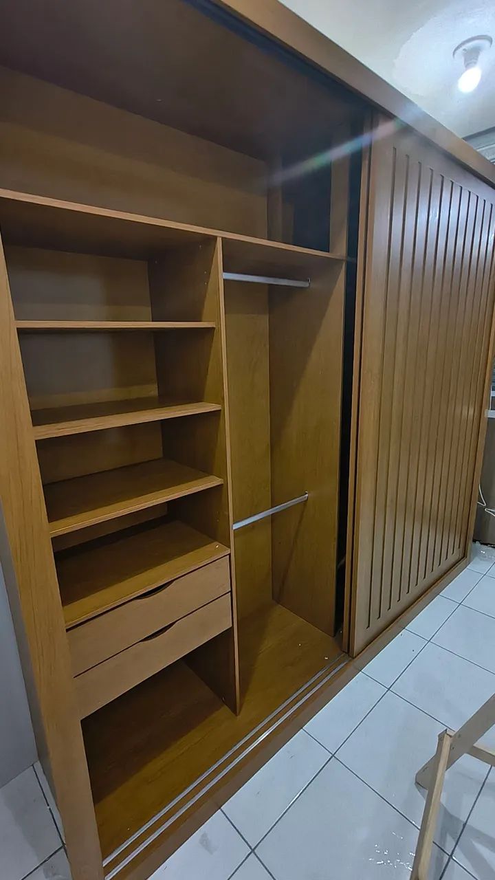 Guarda Roupa Casal com 2 portas de correr - Foto 3