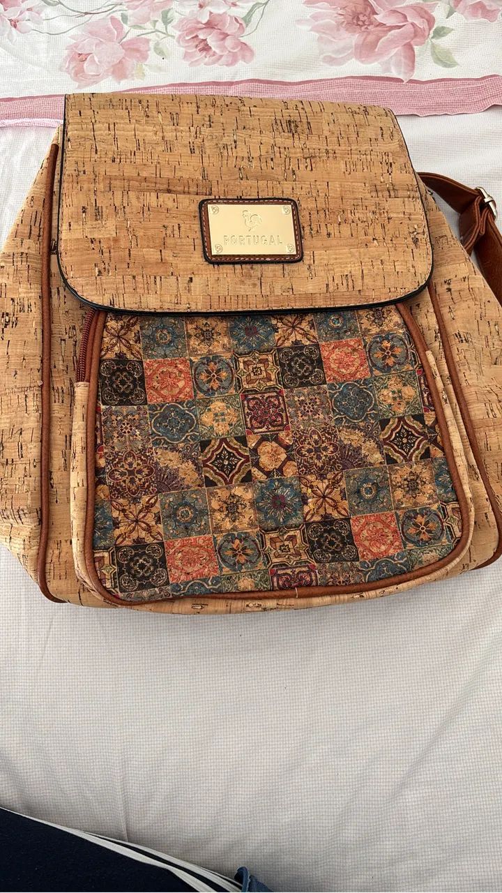 Mochila em cortiça