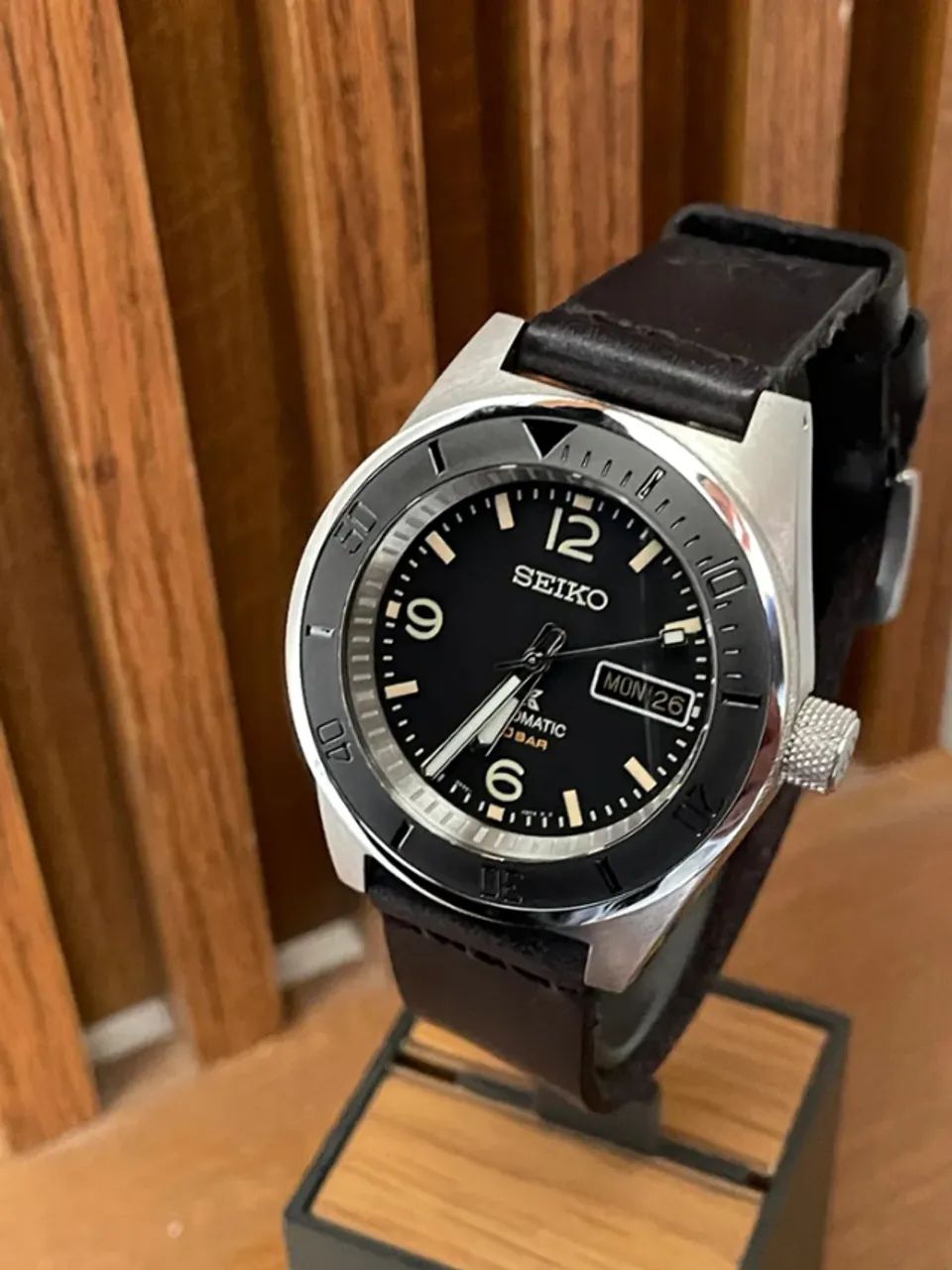Relógio Seiko Automático Vidro Safira 41mm Zero Sem Uso - Foto 2