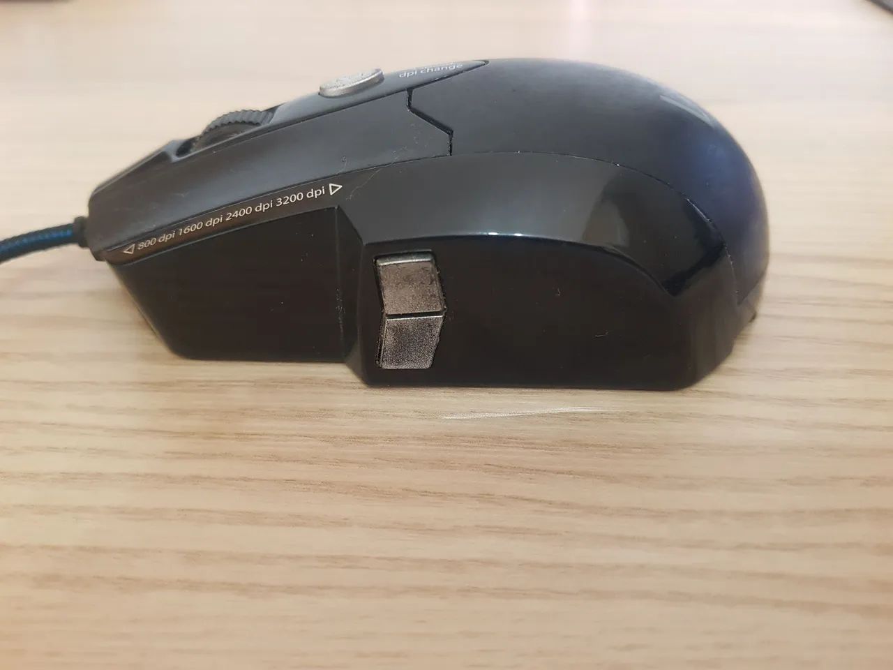 Mouse Gamer usado Multilaser Warrior MO191 até 3200 dpi - Foto 3