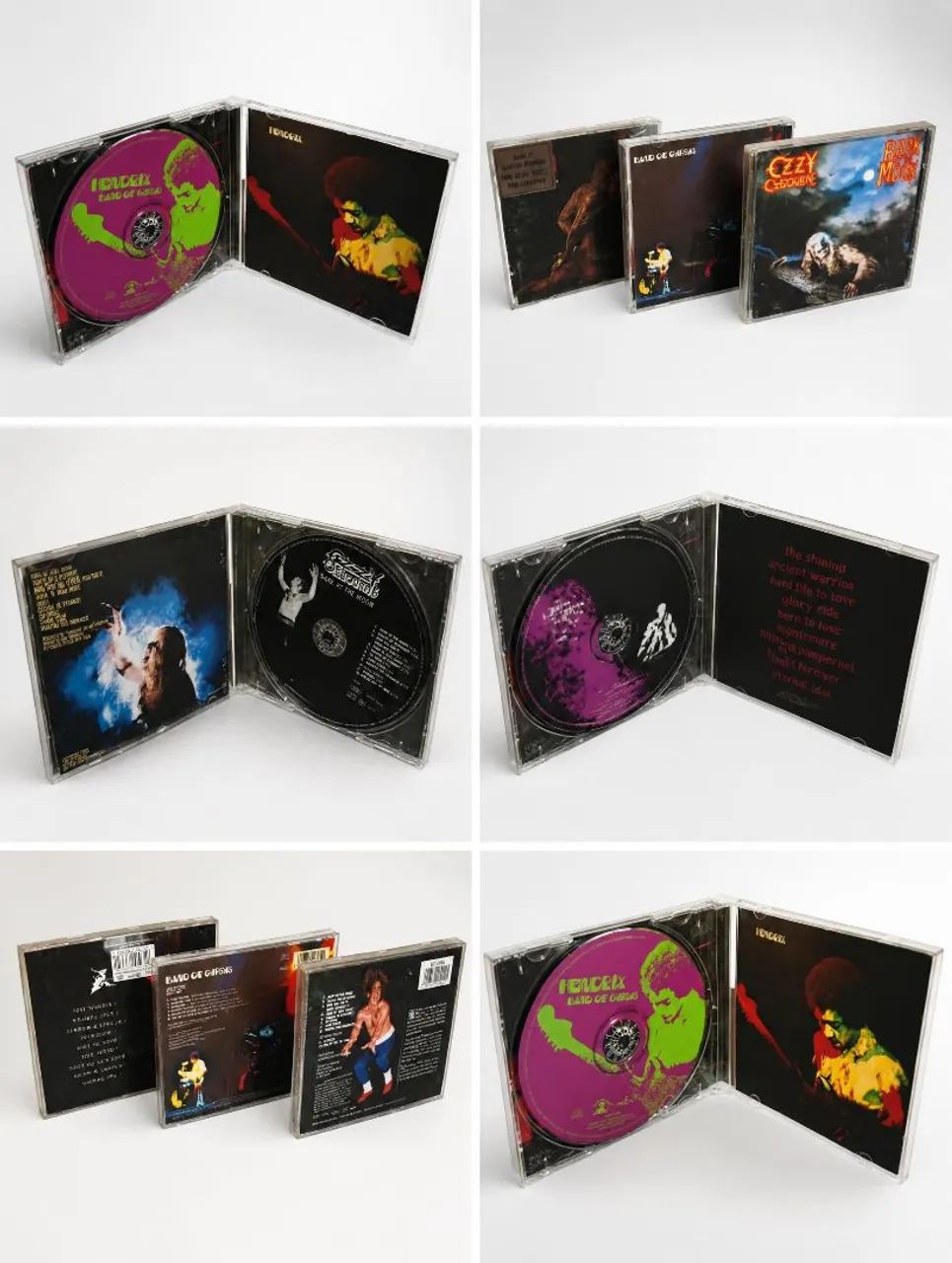 【CD】banbi CD3枚セット Kit 3 Cds Ozzy Ozbourne -Bkack Sabbath - Jimi Hendrix - usados