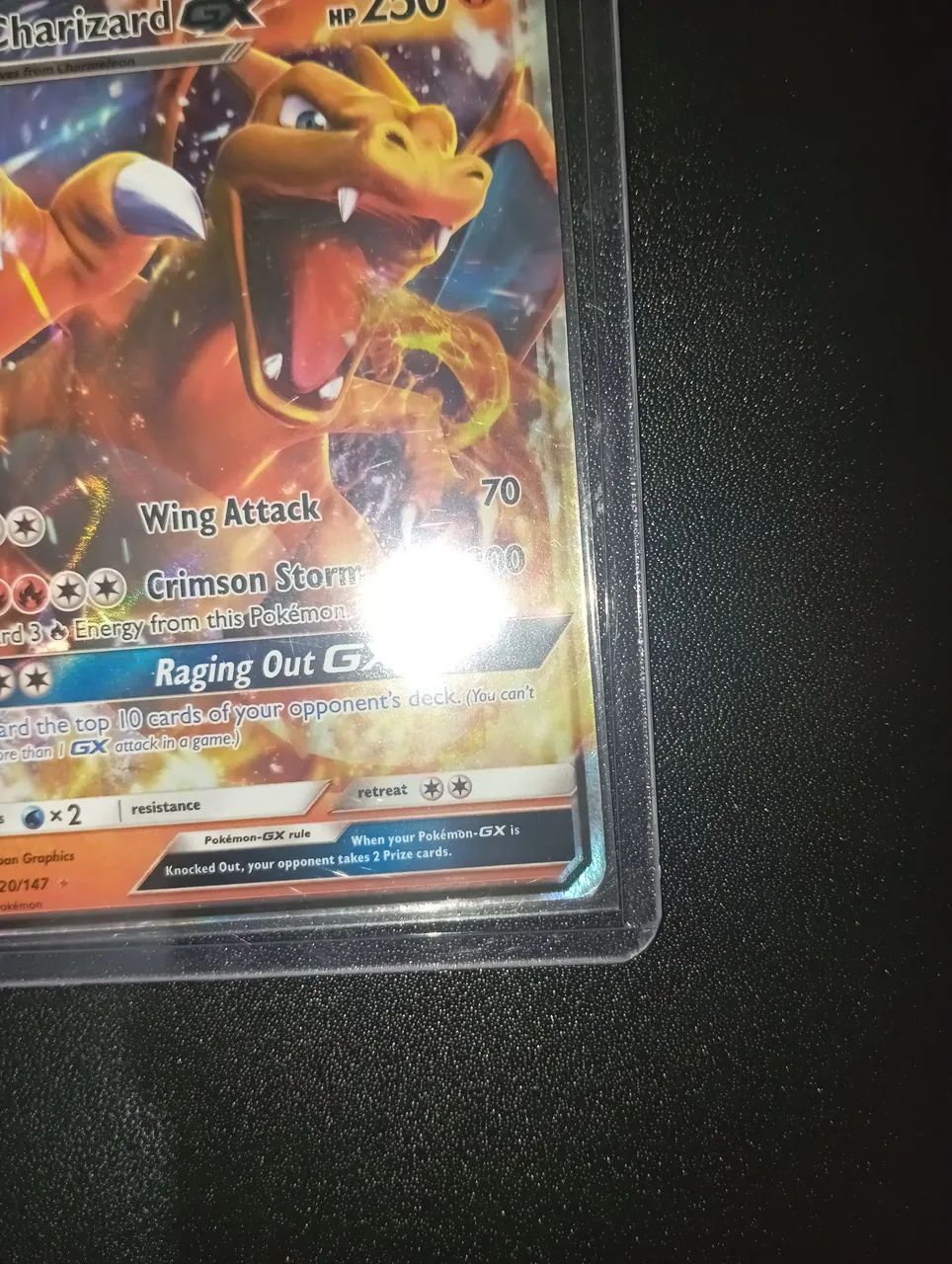 Carta Pokémon Charizard GX 2017 INGLÊS em Perfeito Estado - Foto 5