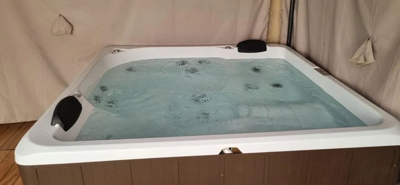 Hydrotherapy Bathtub and Canopy
