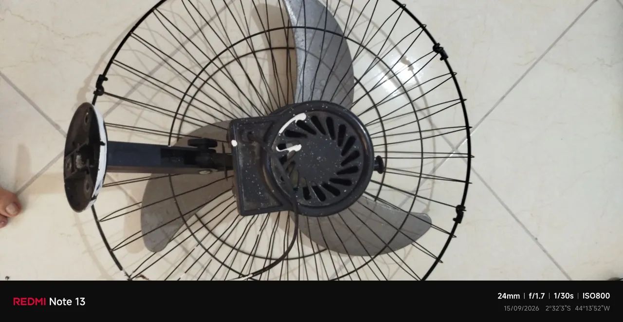 Ventilador Loren Sid de parede  - Foto 3