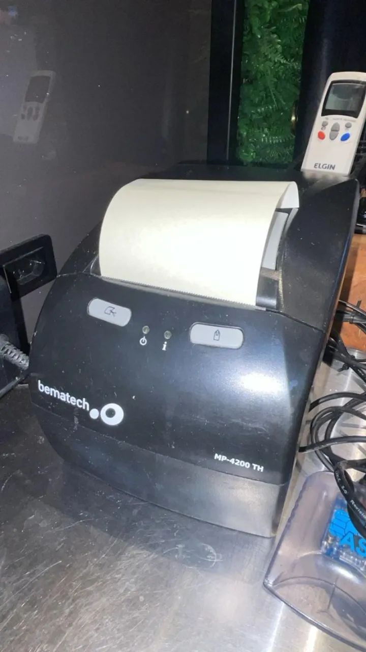 CAIXA REGISTRADORA BEMACASH COM LEITOR COD. BARRAS E IMPRESSORA CUPOM FISCAL BEMACASH MP-4 - Foto 3