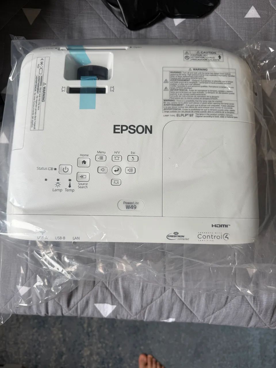 Projetor Epson powerLite W49 - Foto 2