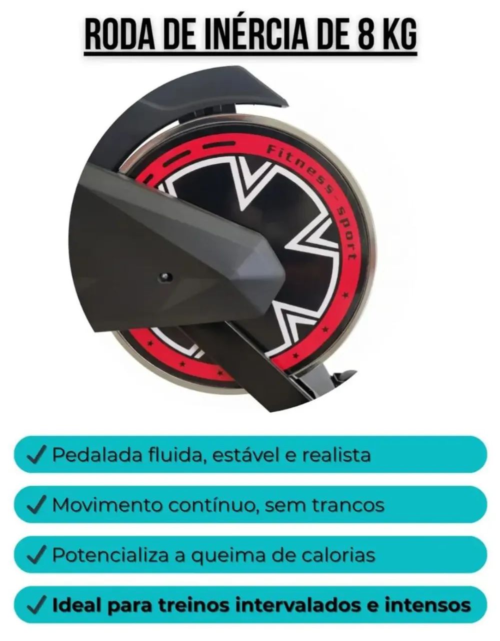 Bicicleta ergométrica semi nova - Foto 2