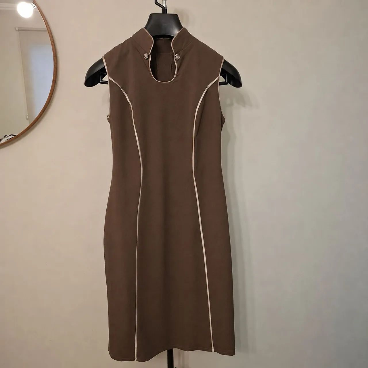 Vestido Fino Marrom  - Foto 2