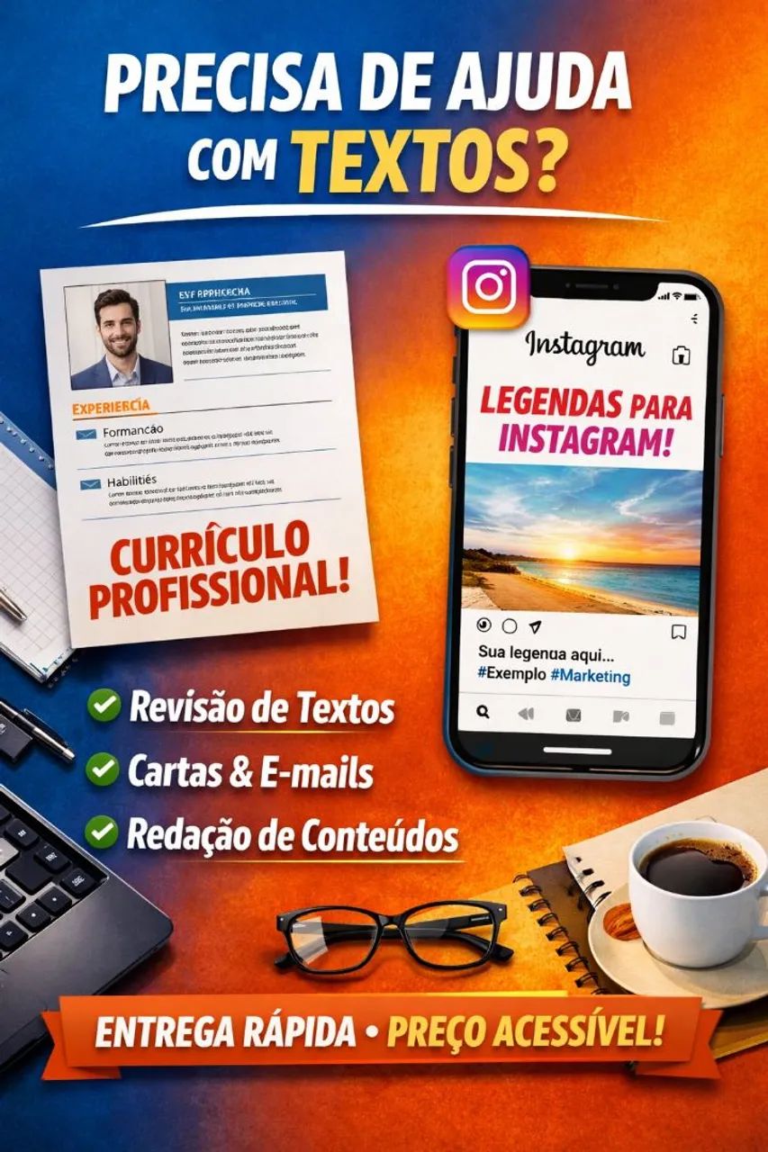 Ajudo com o seu texto!