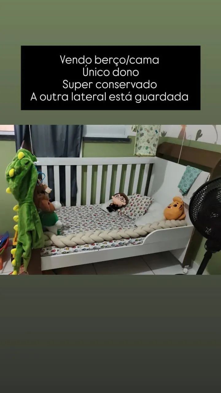 Berço com colchão 