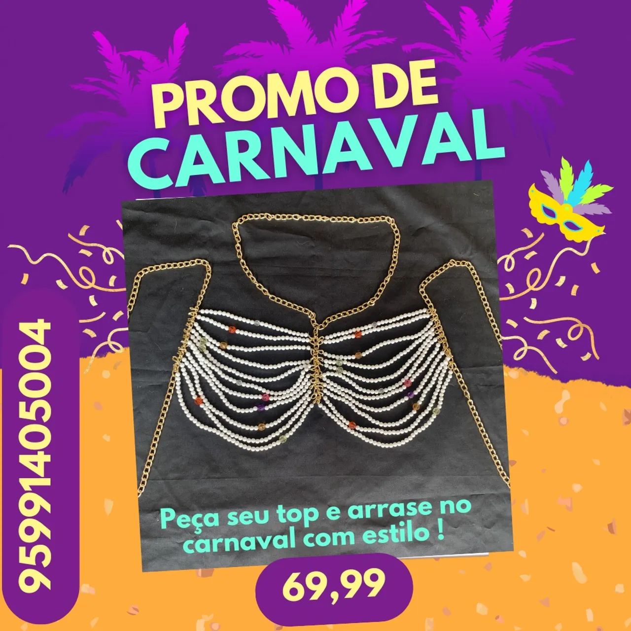 Tops de carnaval 