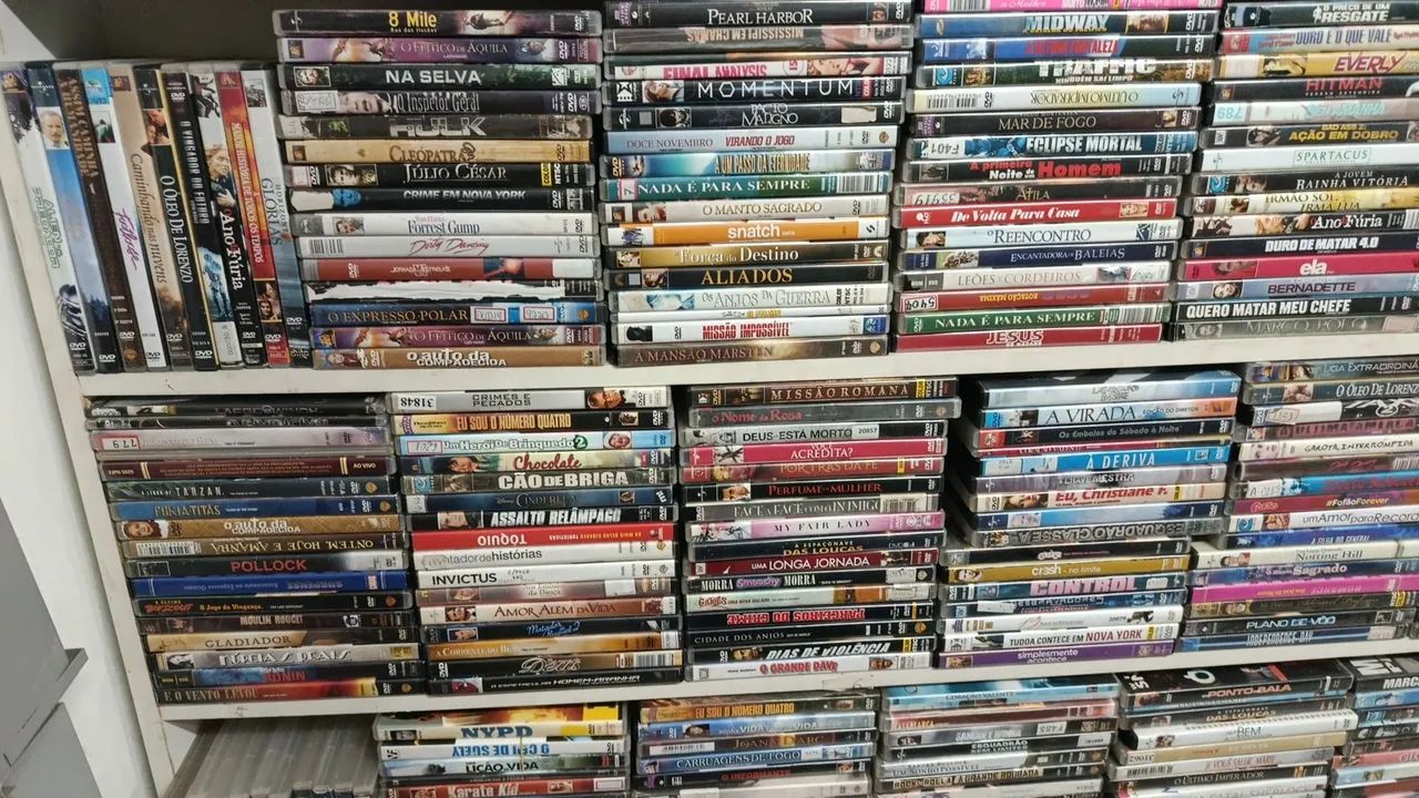 Lote com 190 dvds  - Foto 2