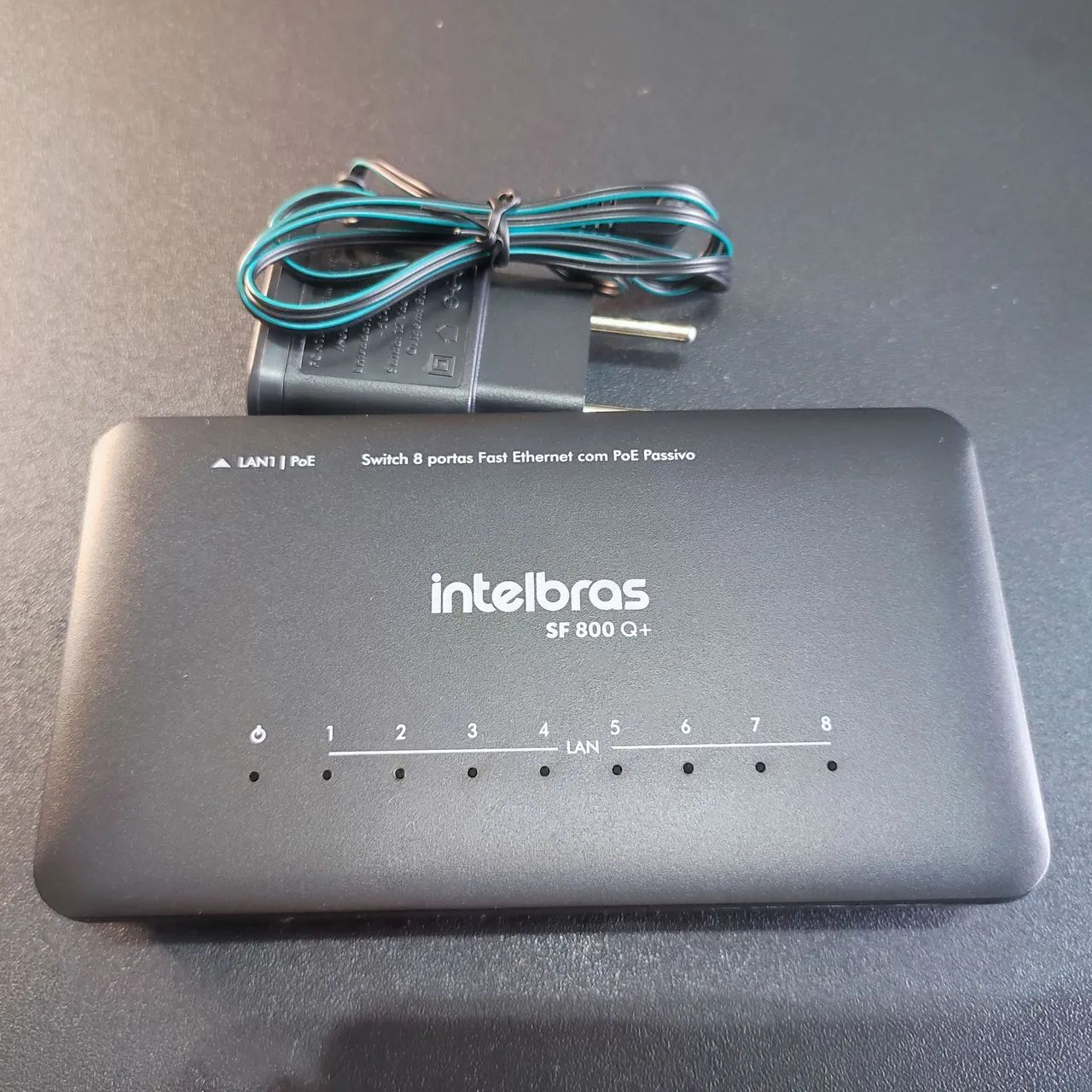 Switch 8 portas + injetor PoE Intelbras - Foto 5