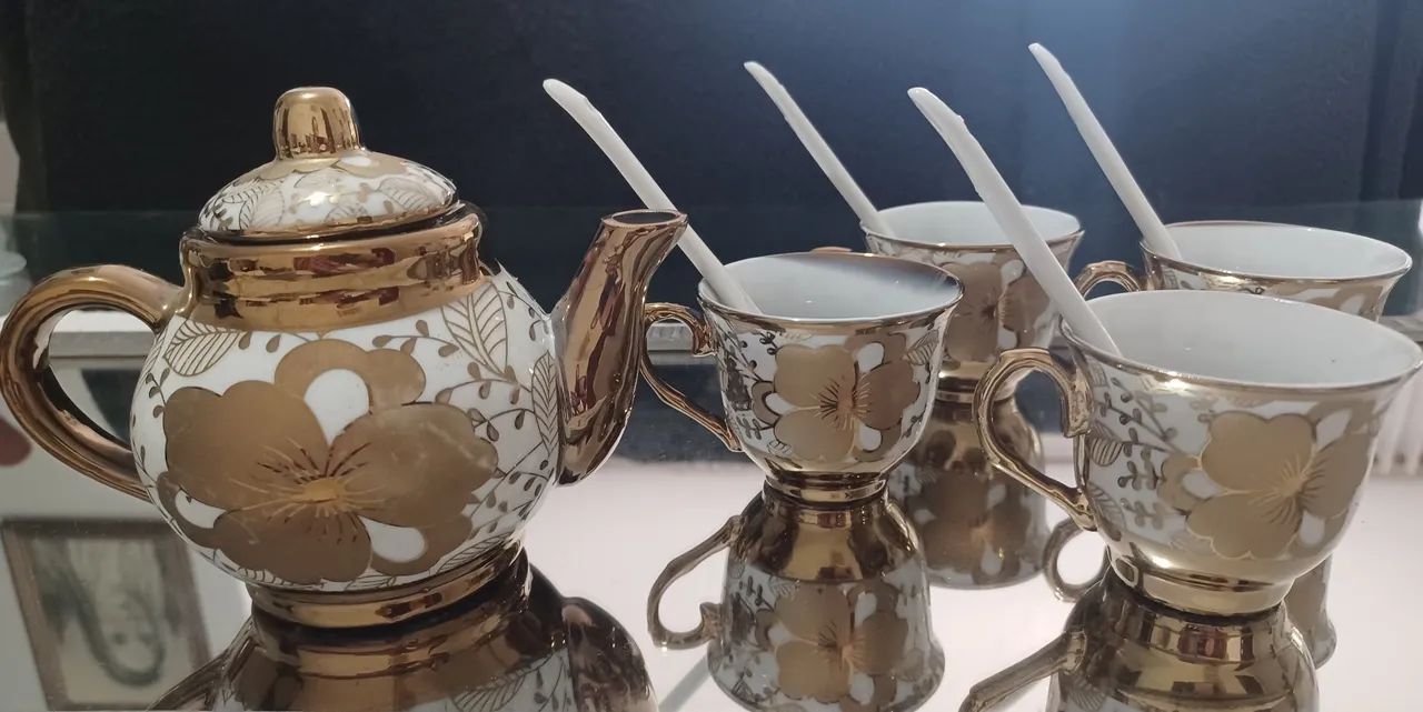 CONJUNTO BULE XÍCARAS LOUÇA - Foto 3
