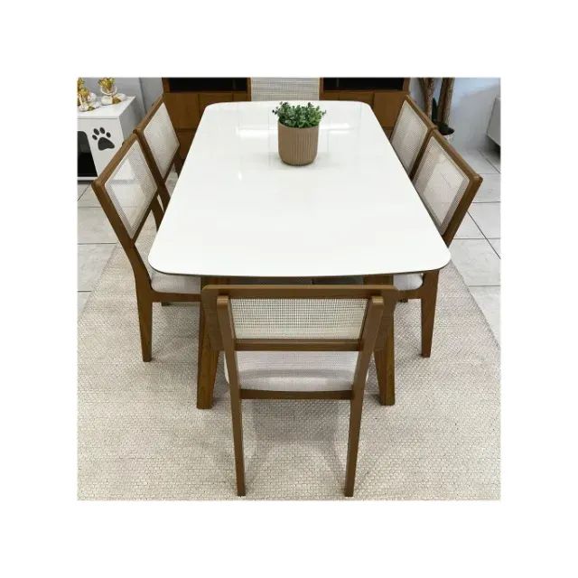 Mesa de jantar 6 cadeiras