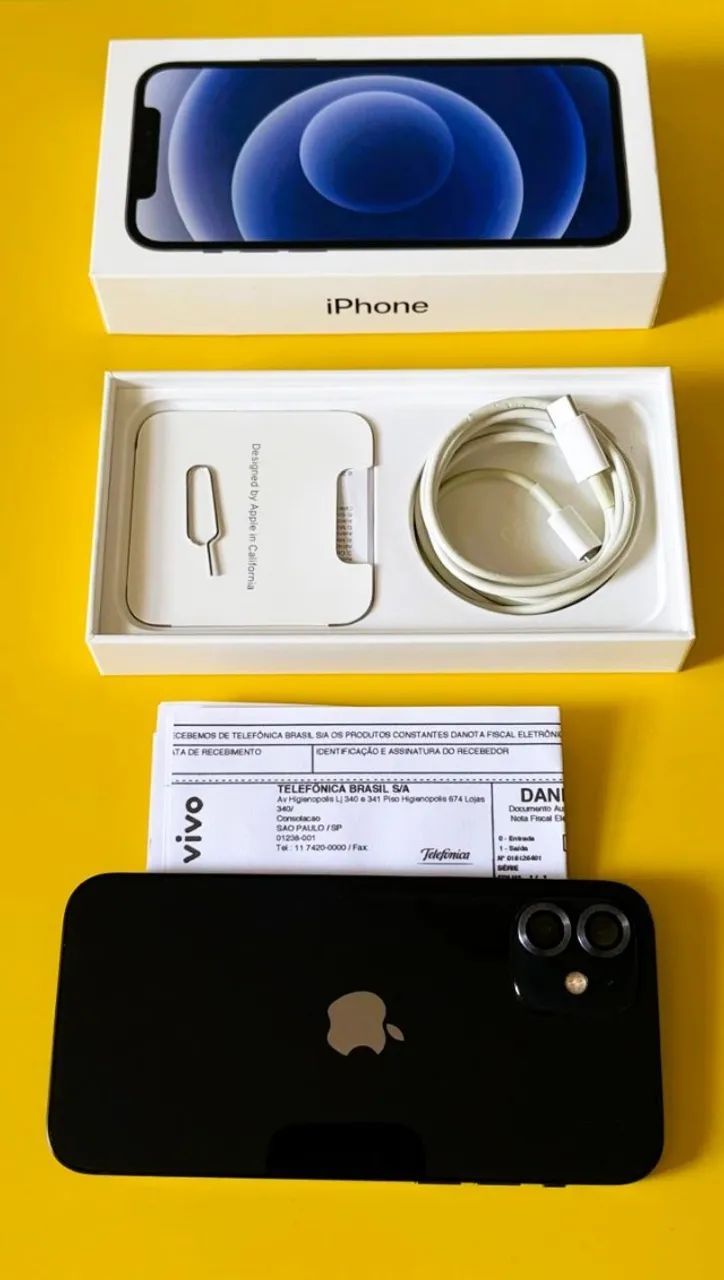 Iphone 12 - 128GB - Preto - Celulares e Smartphones - Higienópolis