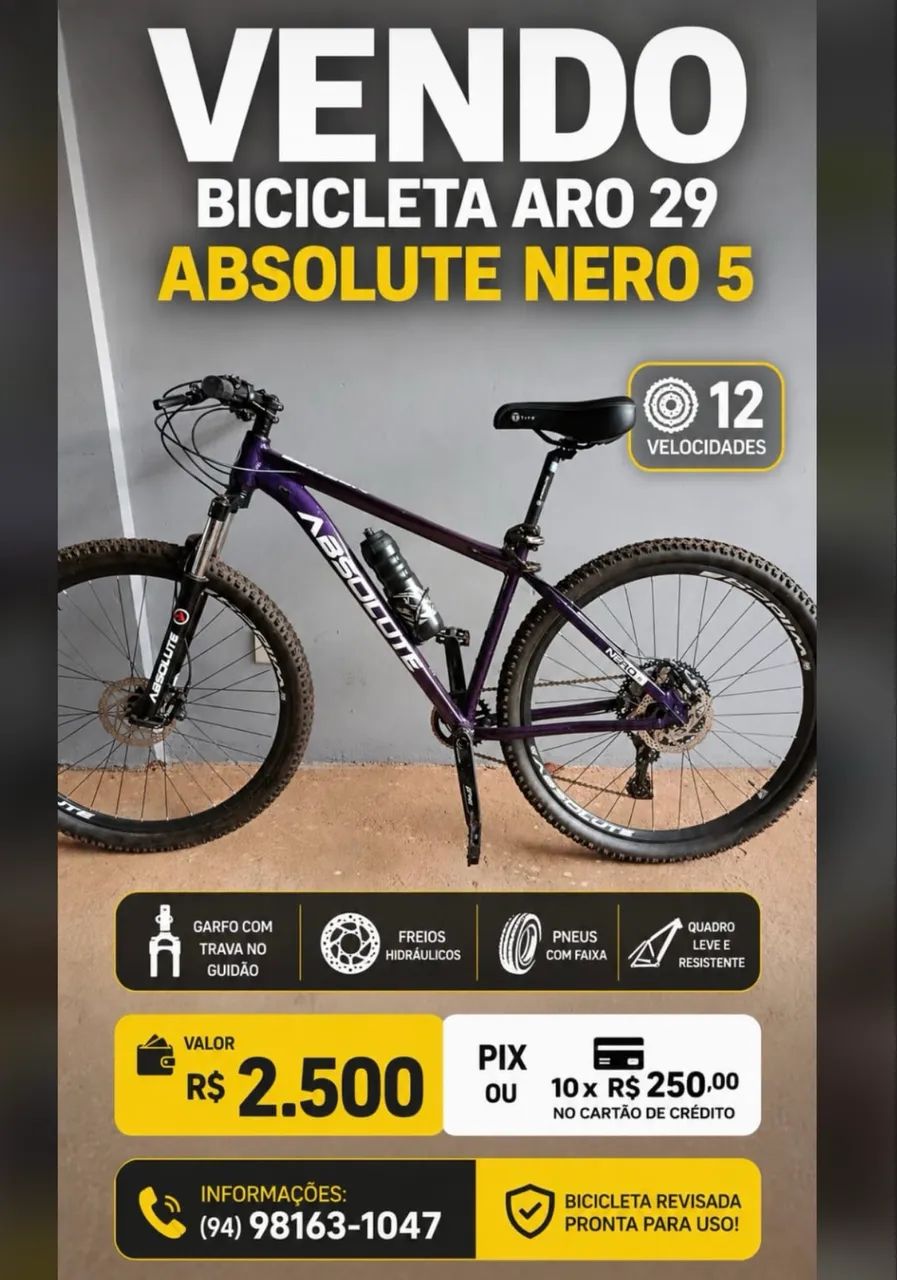 Bicicleta absolut nero 5 