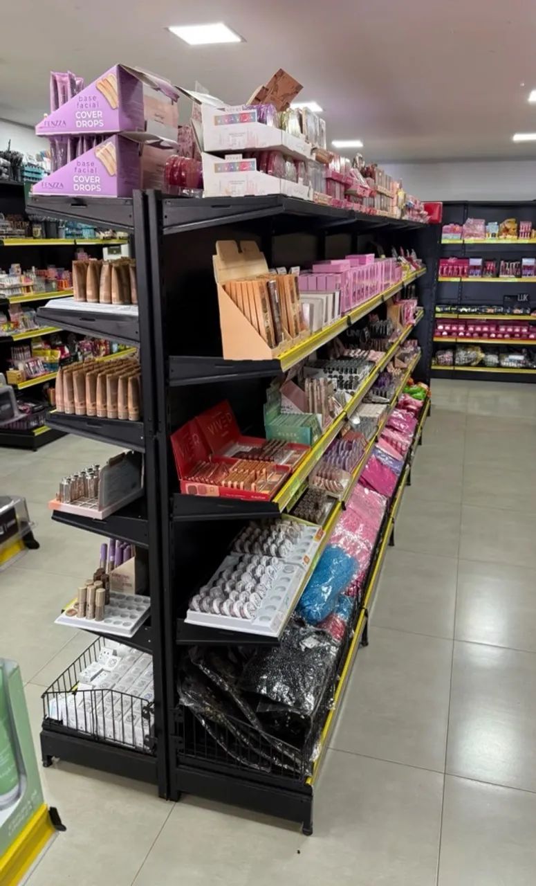 Prateleiras de aço preta - Foto 4