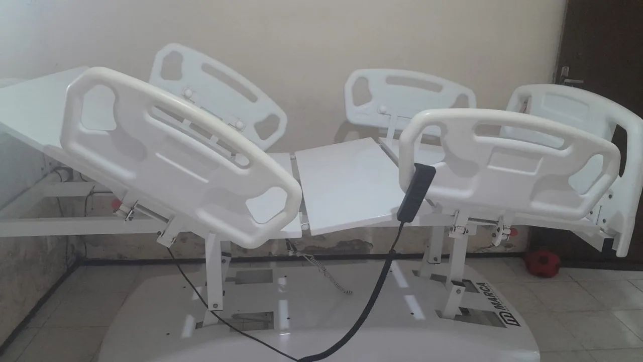 Cama hospitalar elétrica com colchão  - Foto 4