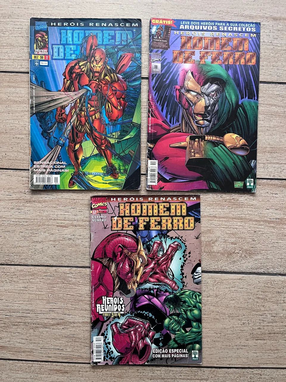 HQ Marvel Heróis Renascem - Homem de Ferro