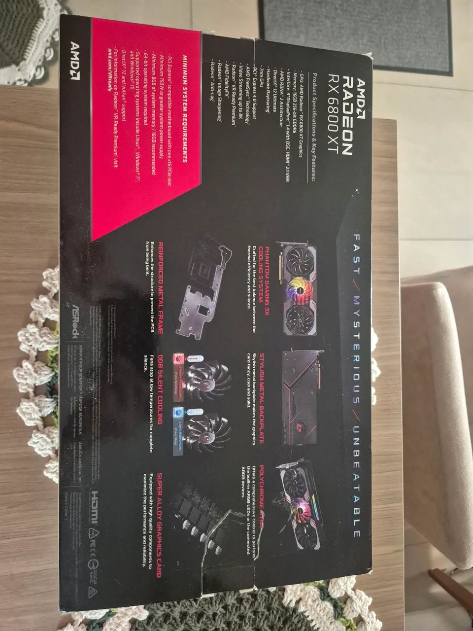 Placa de video RX 6800 XT 16GB Phantom Gaming - Foto 2