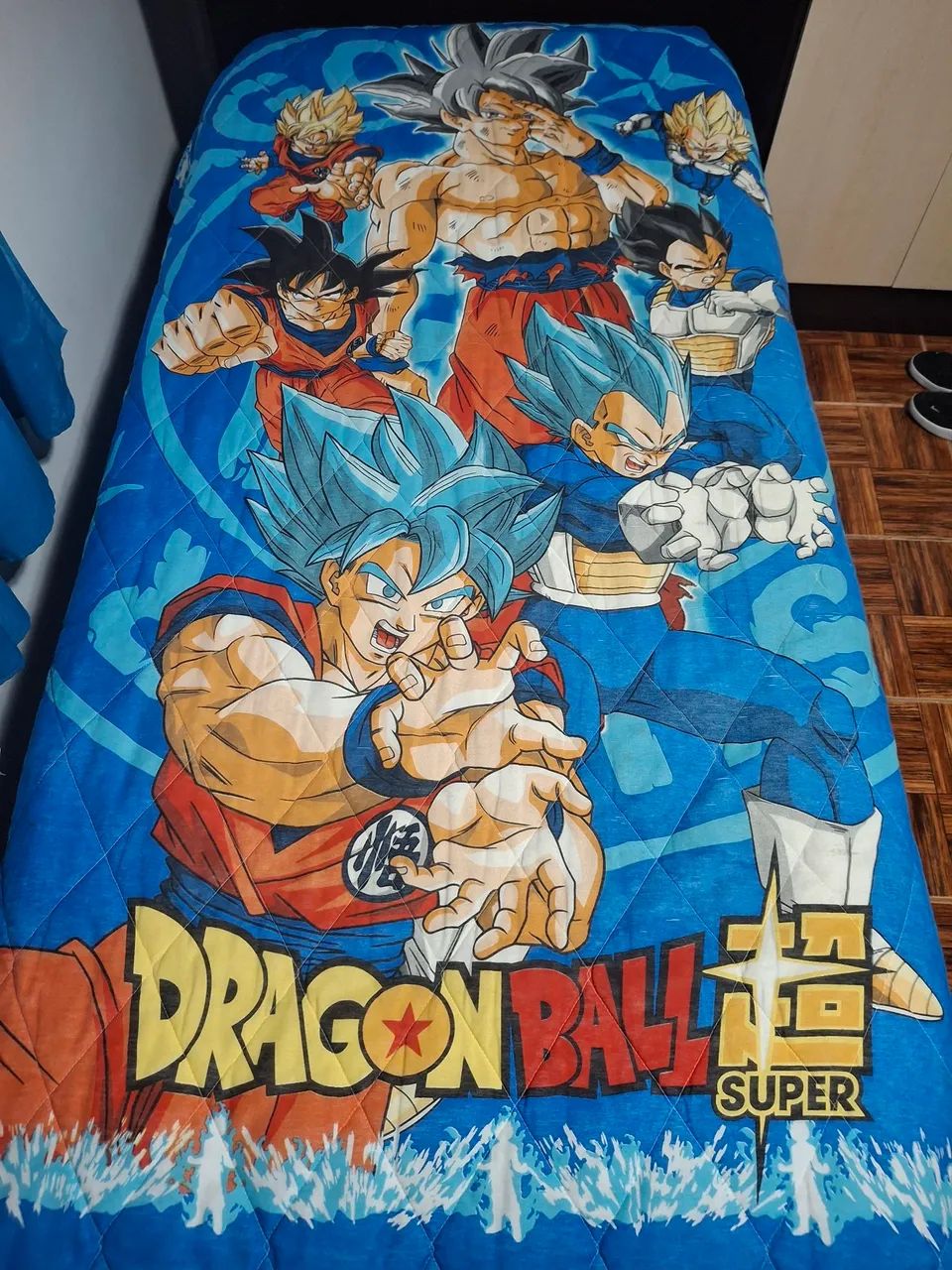 Colcha infantil do Gragon Ball