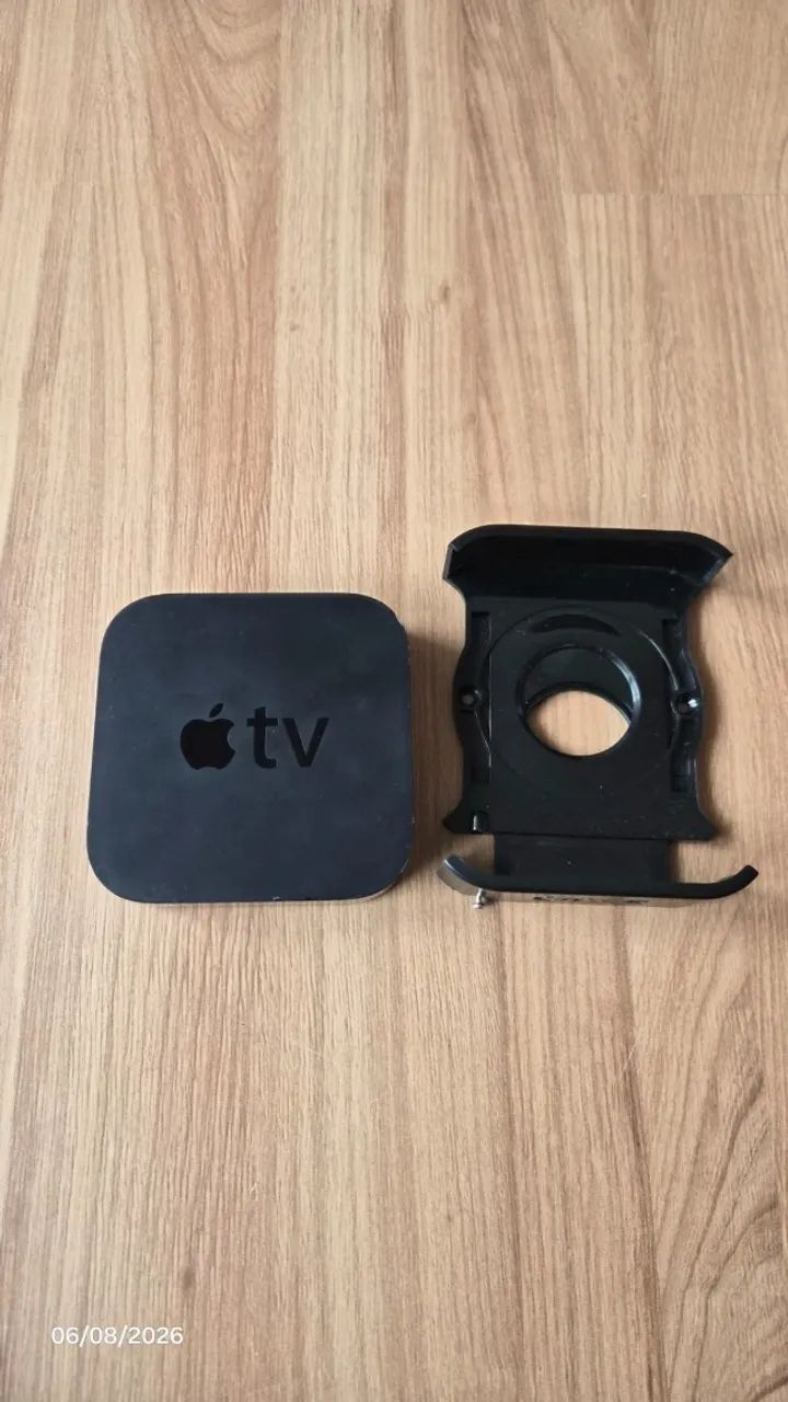 Apple TV 3 Geração Modelo A1419 Full HD Com Controle + Suporte com Parafuso de Proteção